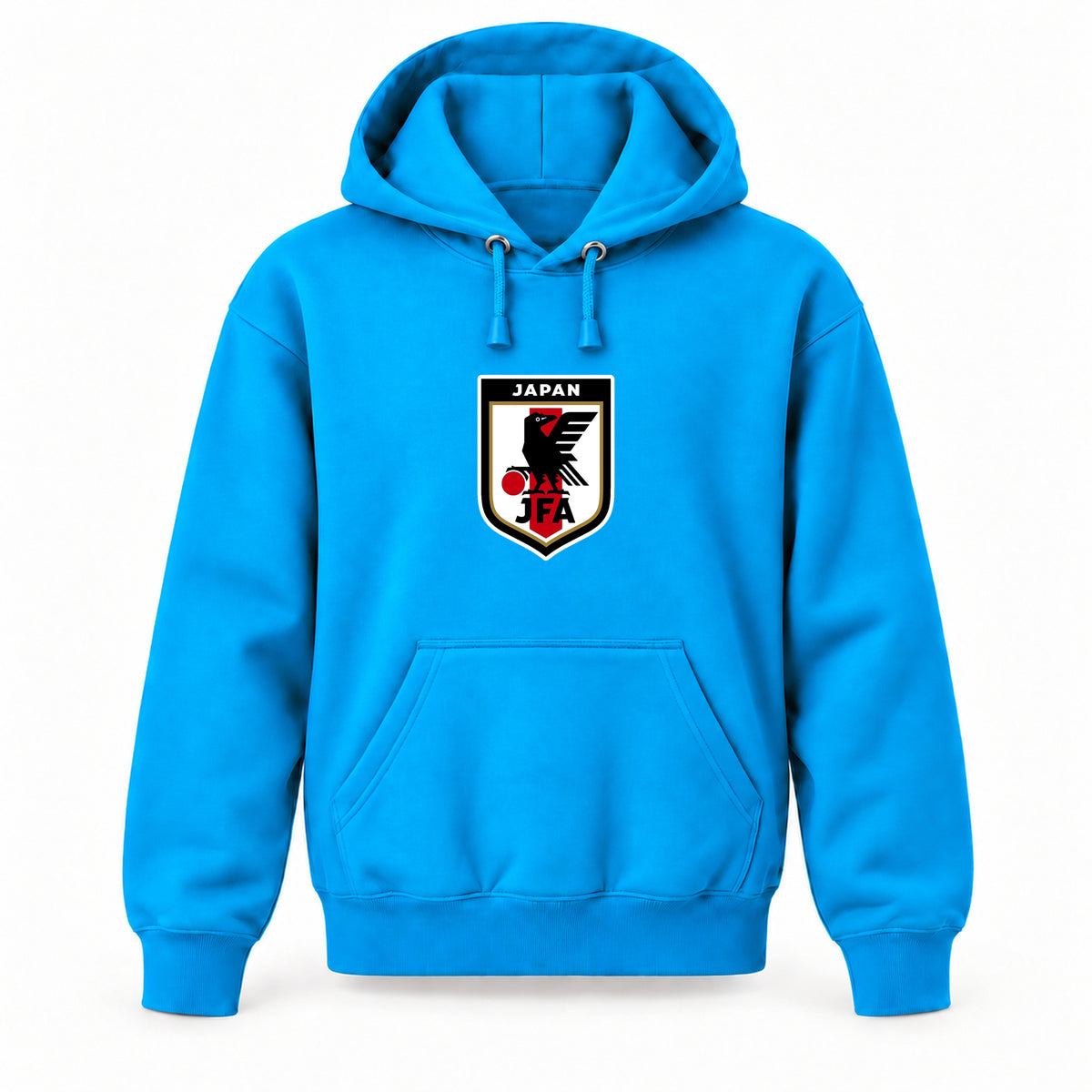 Japan National Soccer Team - Youth Large Hoodie (Ages 10–12) | Color: Turquoise