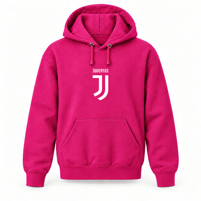 Juventus Soccer - Youth Large Hoodie (Ages 10–12) | Color: Hot Pink