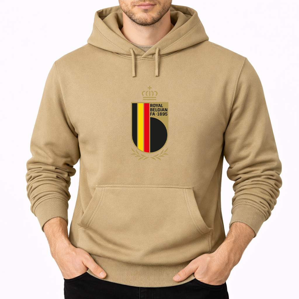 Men's Belgium National Soccer Team Pullover Hoodie