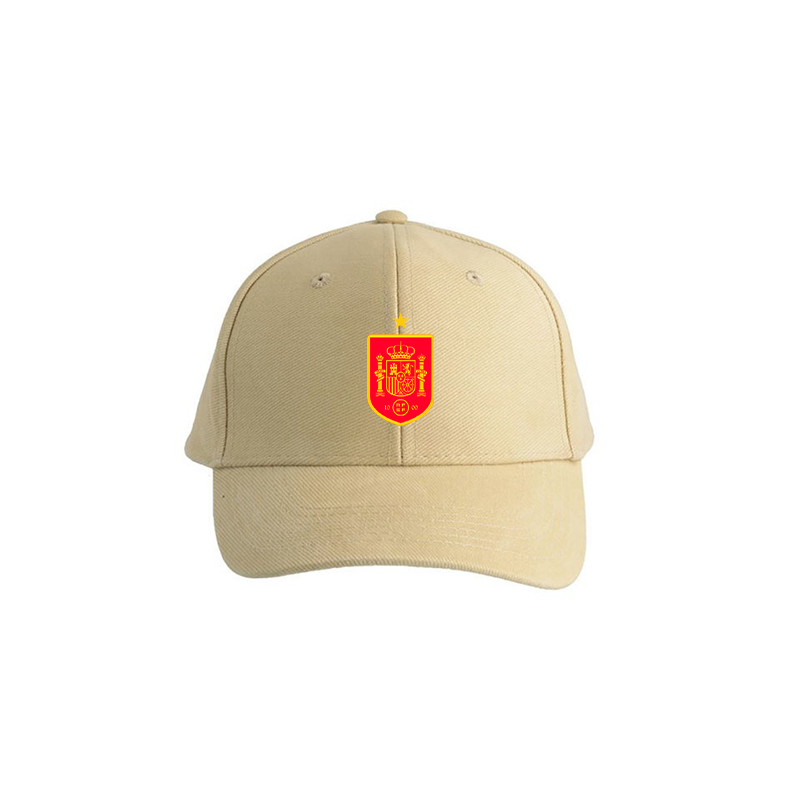 Spain Red Logo National Soccer Team Dad Baseball Cap Hat