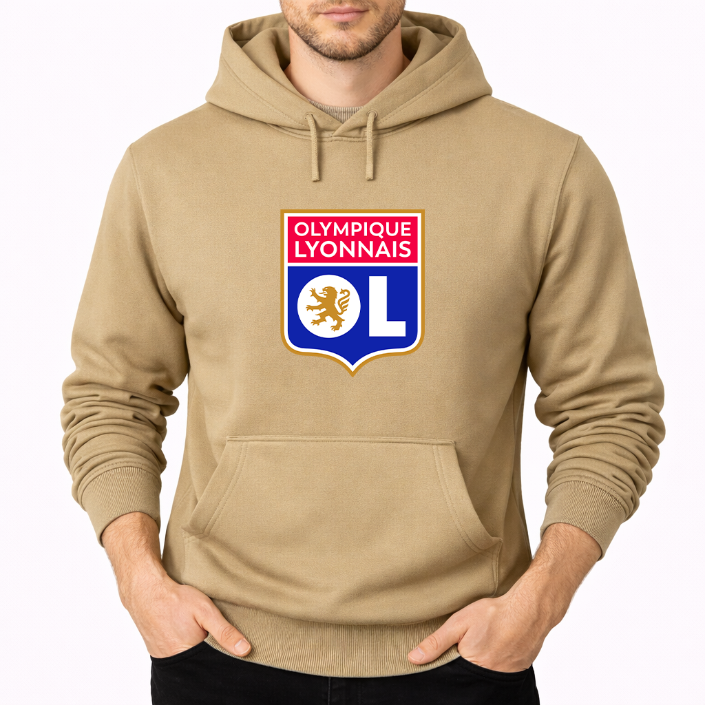 Men's Olympique Lyonnais FC Pullover Hoodie