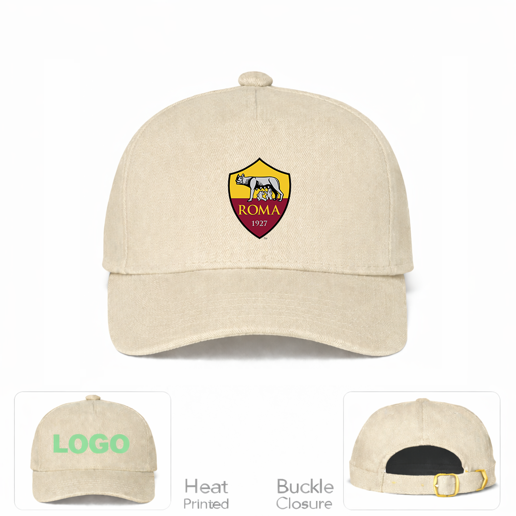 AS Roma FC Dad Baseball Cap Hat