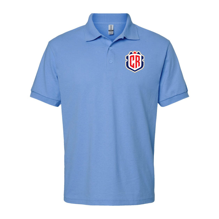 Men's Costa Rica National Soccer Team Dry Blend Polo