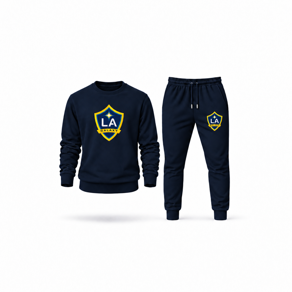 Men's LA Galaxy FC Sweatshirt Joggers Set | Color: Navy | Main