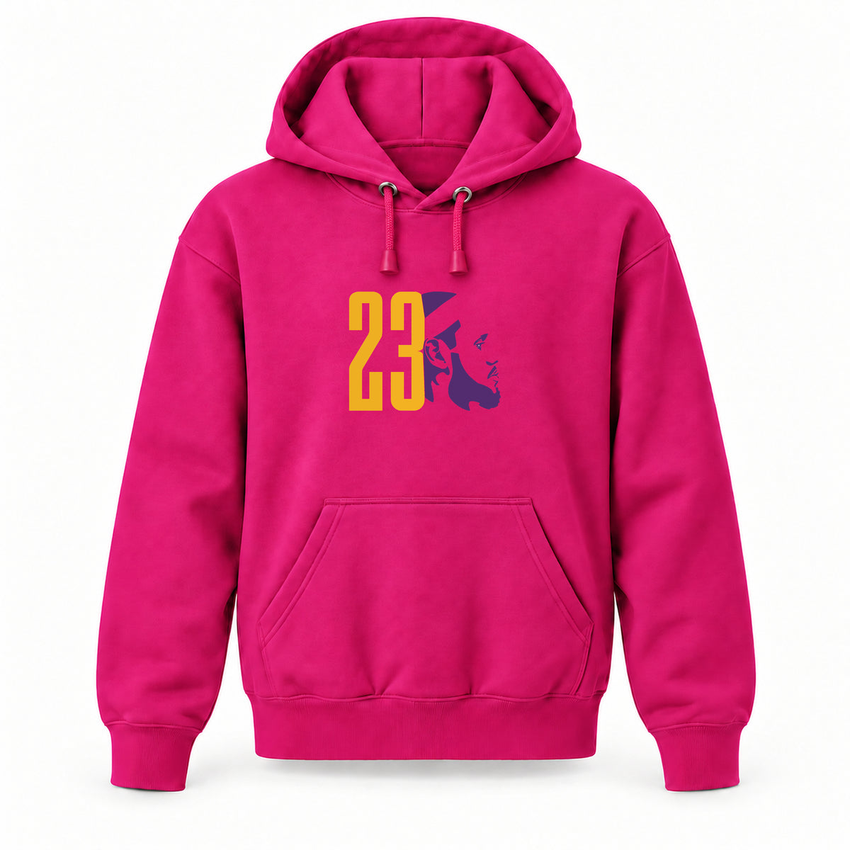 Lebron James 23 - Youth Large Hoodie (Ages 10–12) | Color: Hot Pink