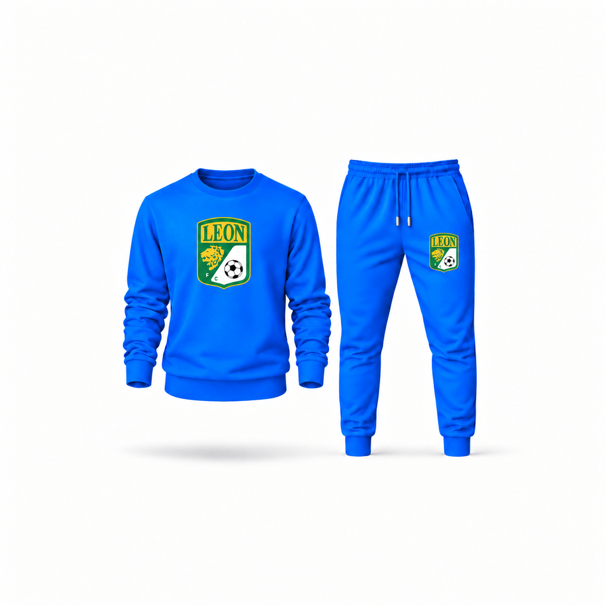 Men's Leon FC Sweatshirt Joggers Set | Color: Azure | Main