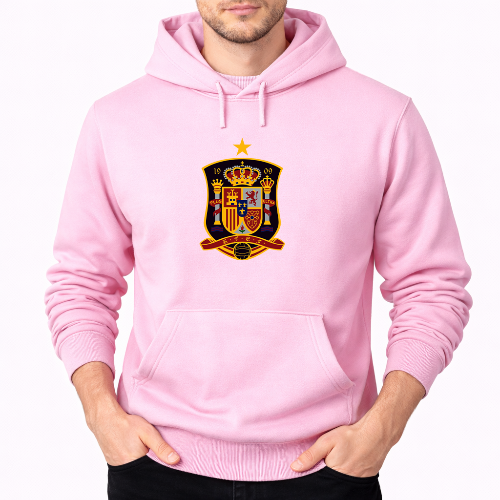 Men's Spain National Soccer Team Pullover Hoodie