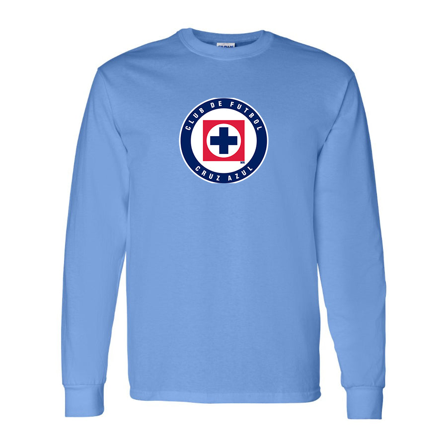 Men's Cruz Azul Football Club Long Sleeve T-Shirt