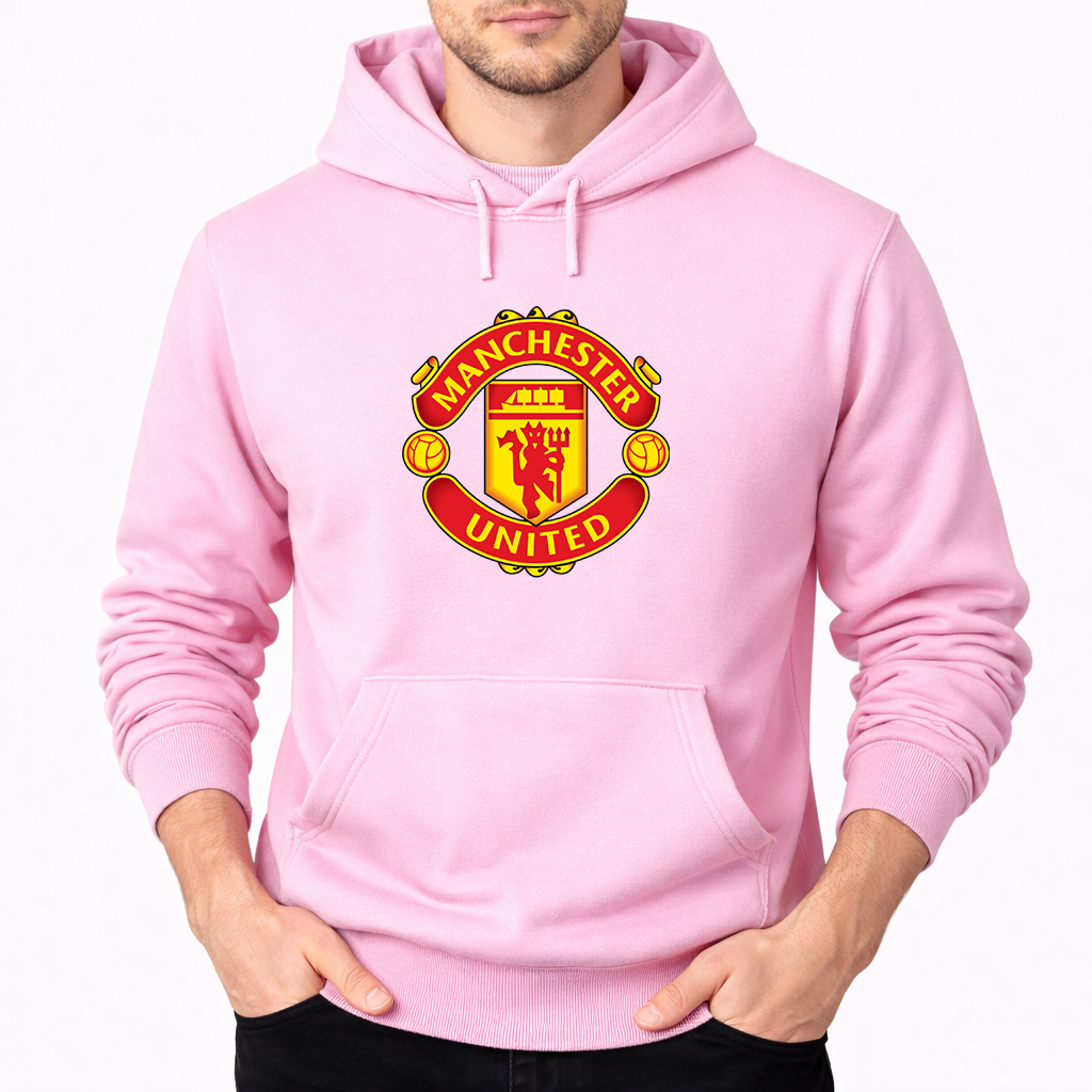 Men’s Manchester United Soccer Pullover Hoodie