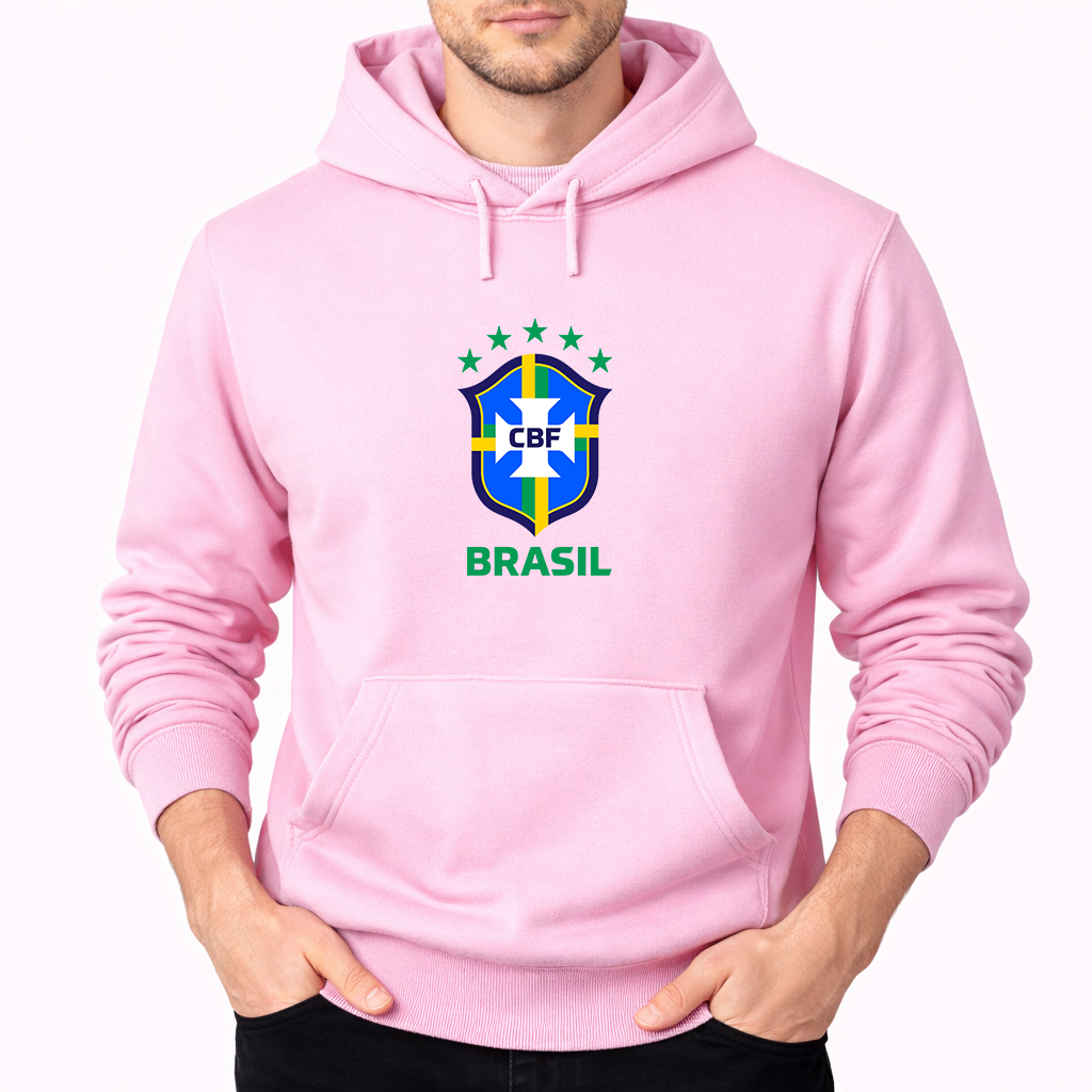 Men's Brasil National Soccer Team Pullover Hoodie