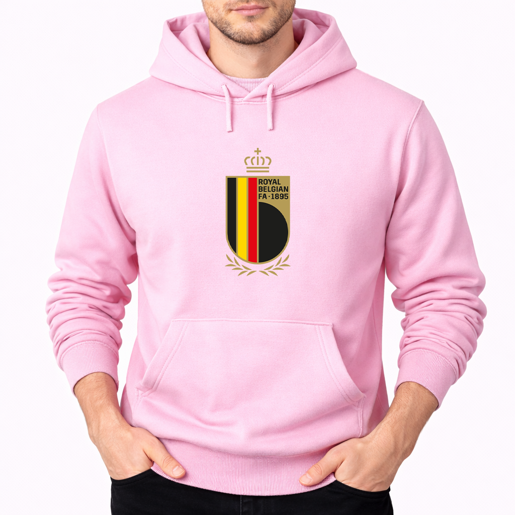 Men's Belgium National Soccer Team Pullover Hoodie