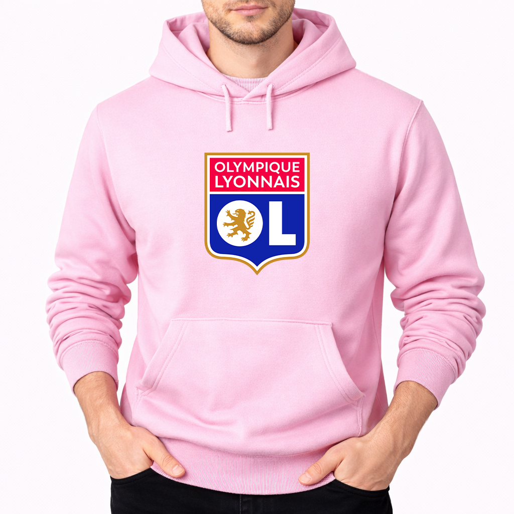 Men's Olympique Lyonnais FC Pullover Hoodie