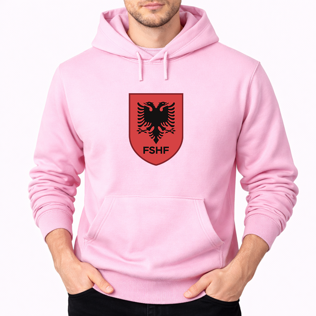 Men's Albania National Soccer Team Pullover Hoodie