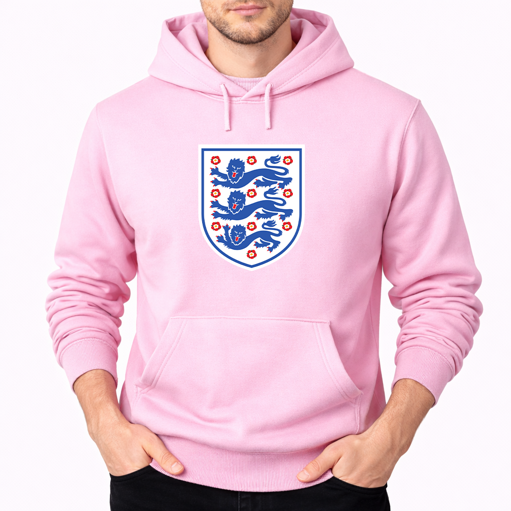 Men's England National Football Team Pullover Hoodie