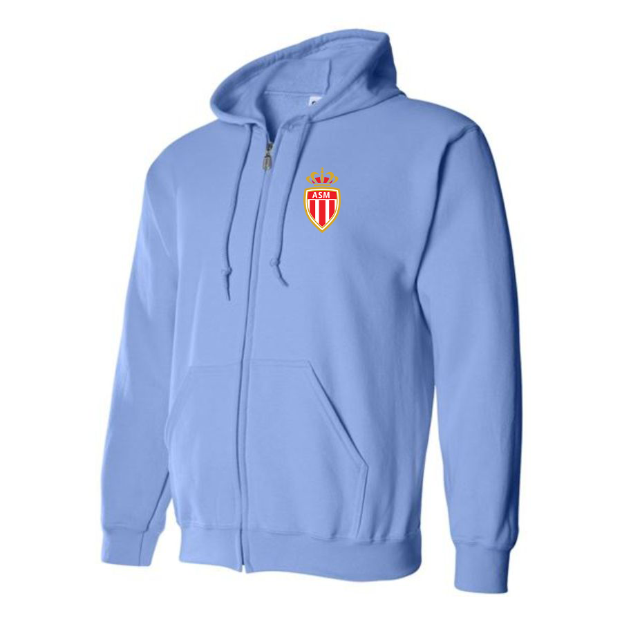 Men's AS Monaco FC Zipper Hoodie