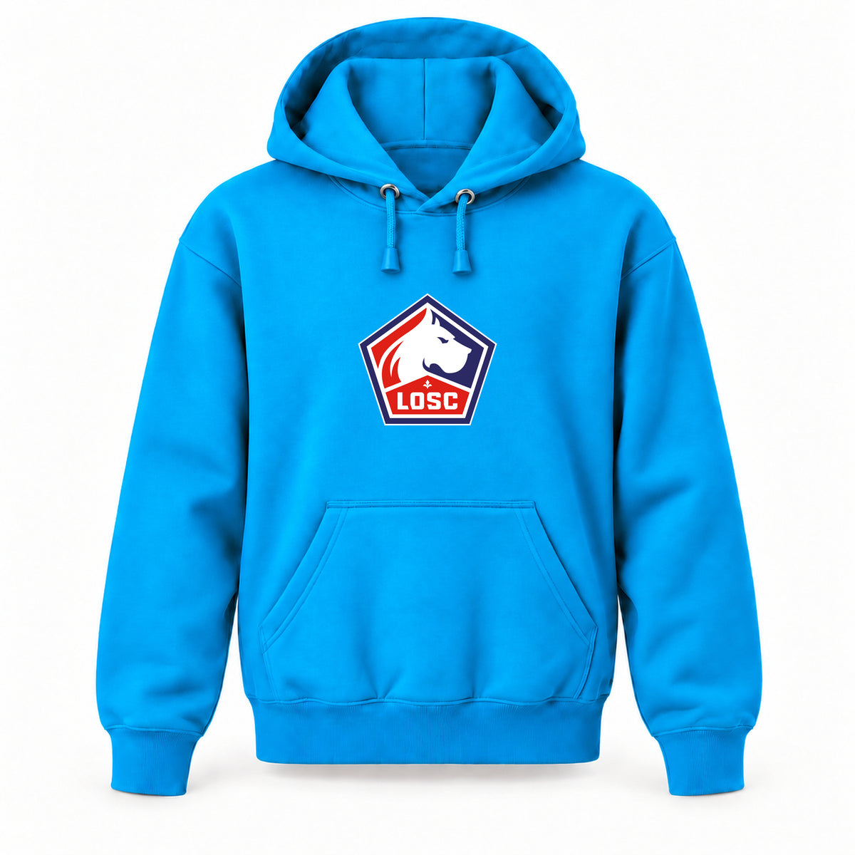 Lille Olympique FC - Youth Large Hoodie (Ages 10–12) | Color: Turquoise