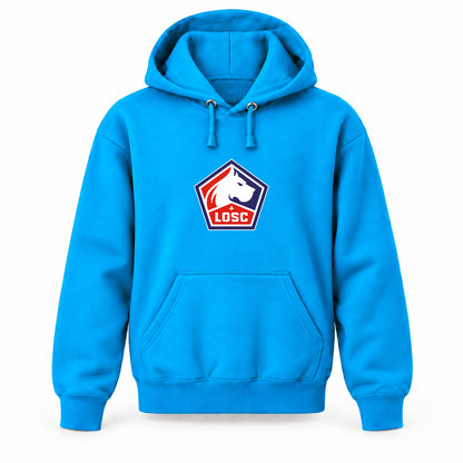 Lille Olympique FC - Youth Large Hoodie (Ages 10–12) | Color: Turquoise