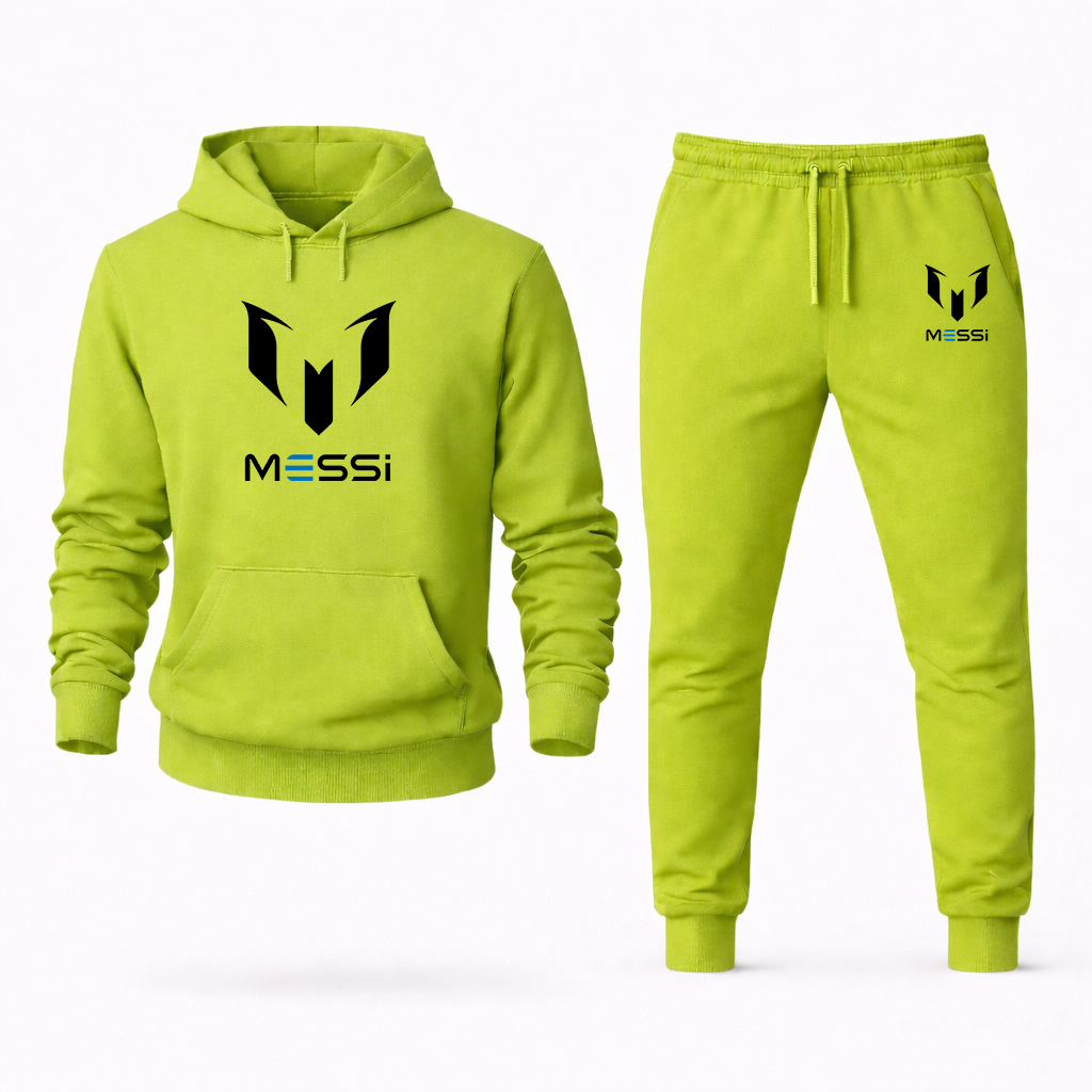 Men's Lionel Messi Air Messi Soccer Logo Hoodie Joggers Set