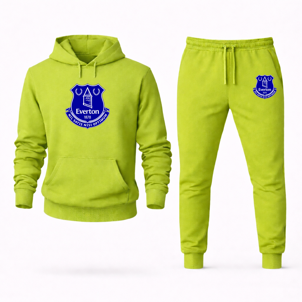 Men's Everton FC Logo Hoodie Joggers Set
