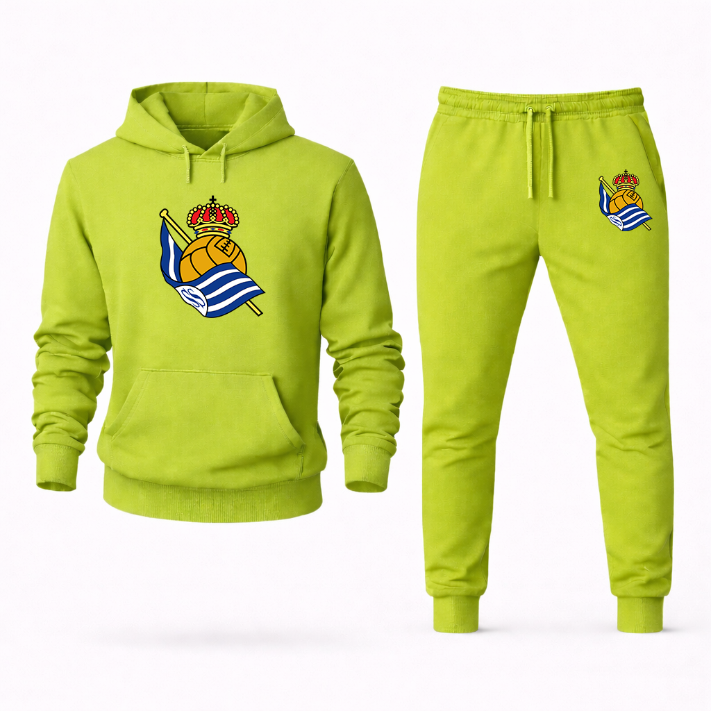 Men's Real Sociedad FC Hoodie Joggers Set