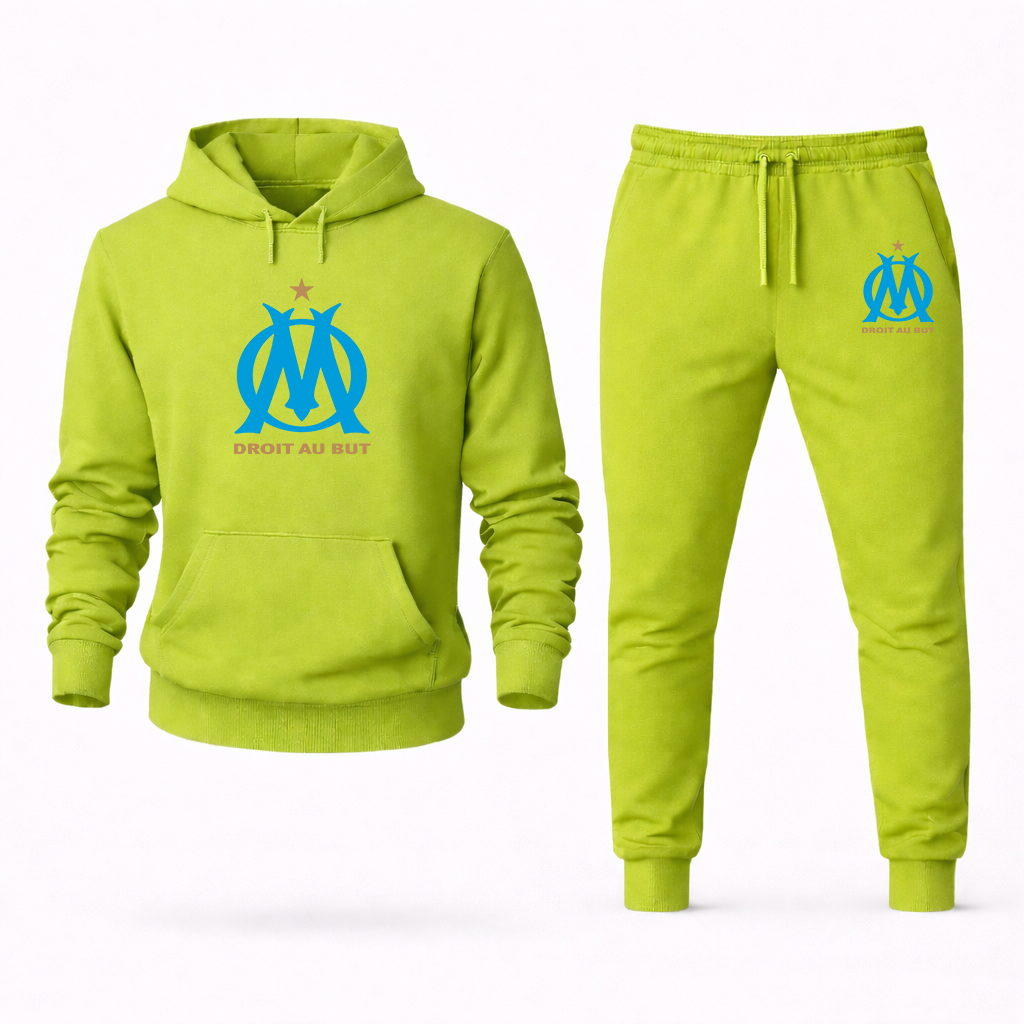 Men's Olympique de Marseille FC Hoodie Joggers Set