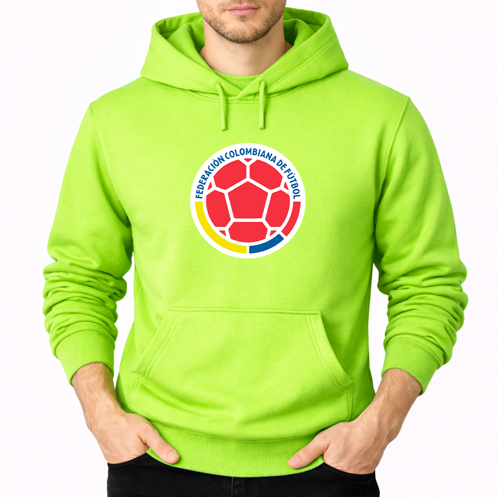 Men's Colombia National Soccer Team Pullover Hoodie