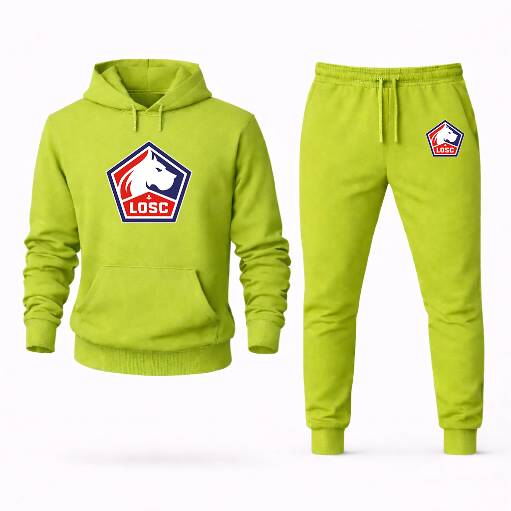 Men's Lille Olympique FC Hoodie Joggers Set