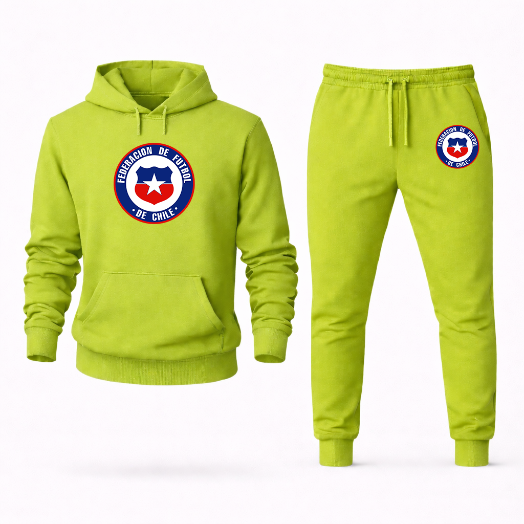 Men's Chile National Soccer Team  Hoodie Joggers Set