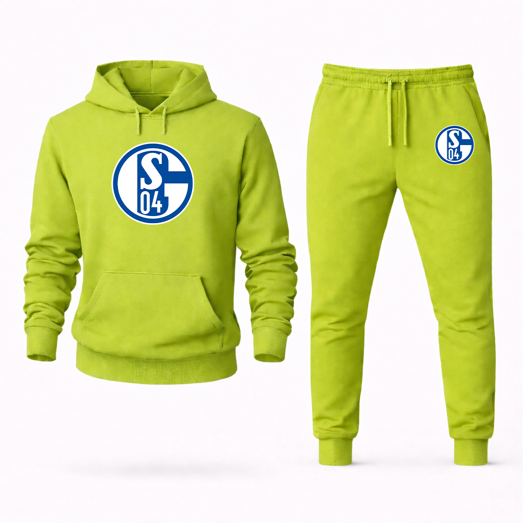 Men's Schalke 04 FC Hoodie Joggers Set
