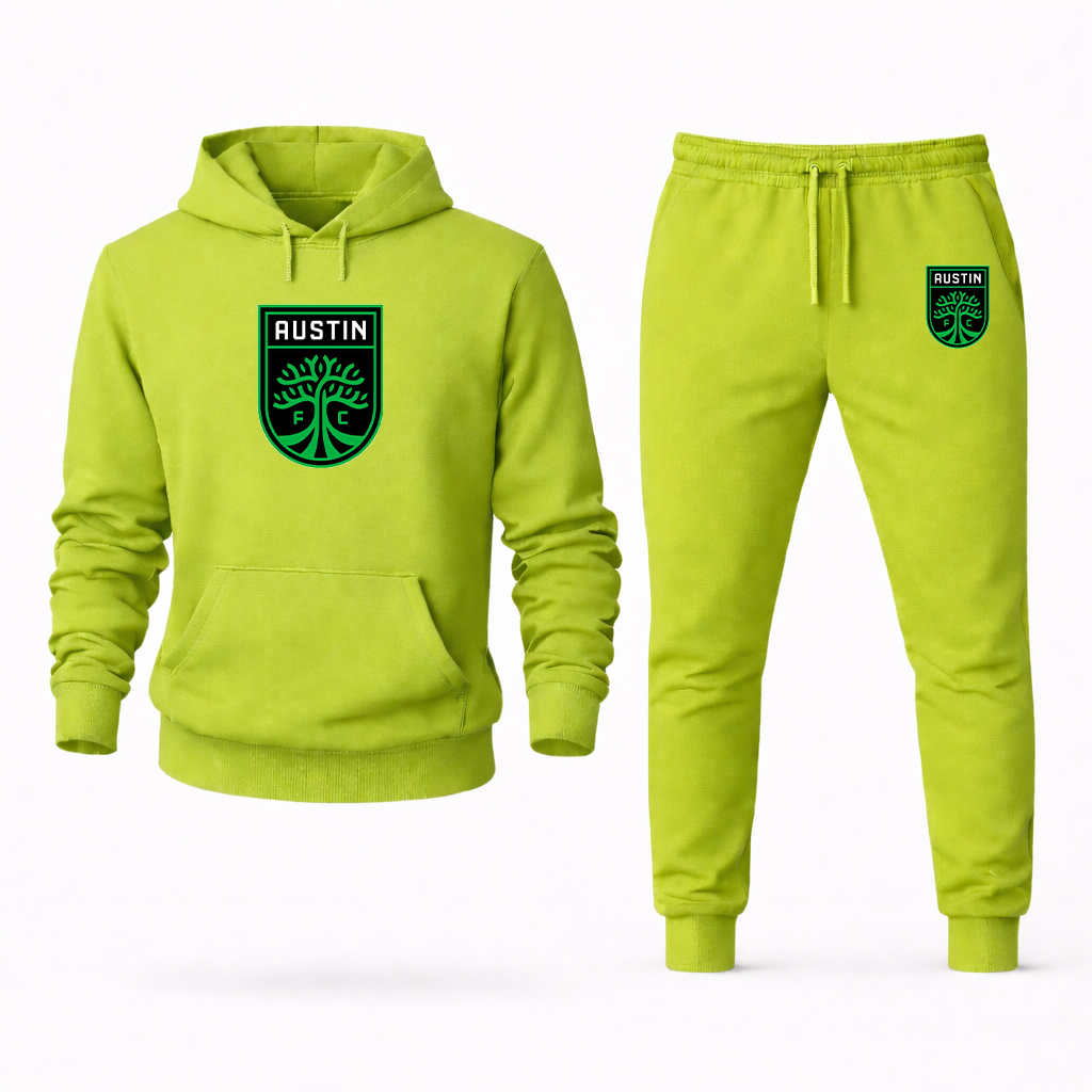 Men's Austin FC Logo Hoodie Joggers Set