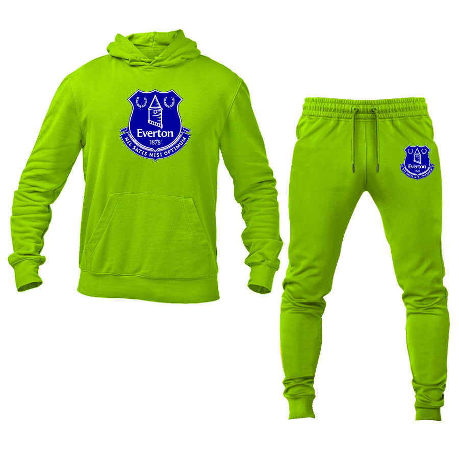 Men's Everton FC Logo Hoodie Joggers Set