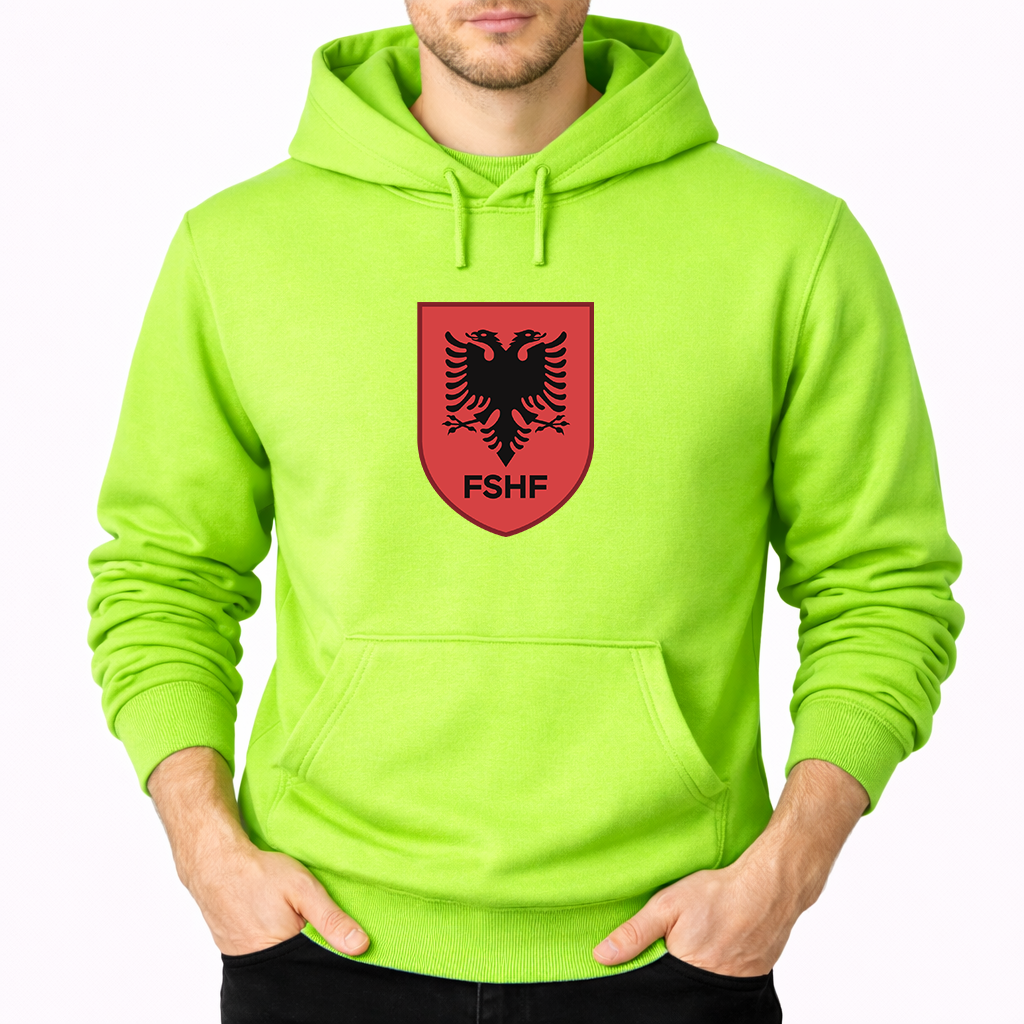 Men's Albania National Soccer Team Pullover Hoodie