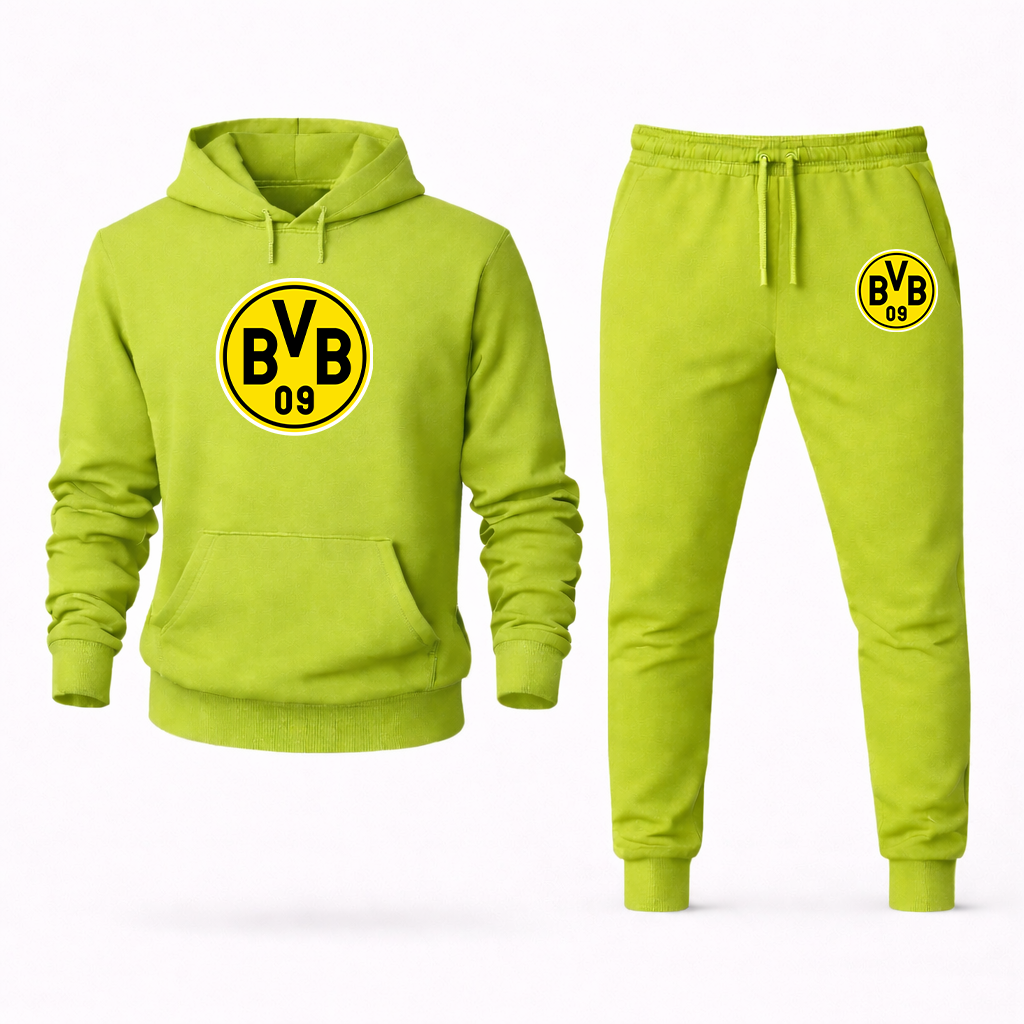 Men's Borussia Dortmund BVB FC Hoodie Joggers Set