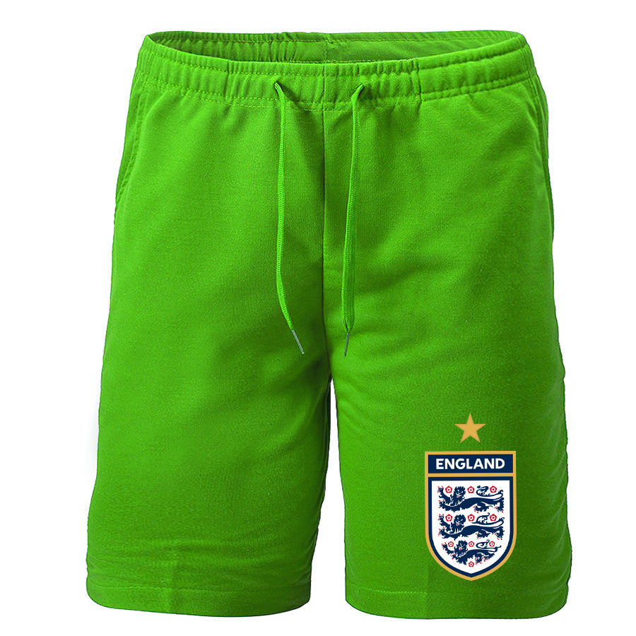 Men's England National Soccer Team Athletic Fleece Shorts