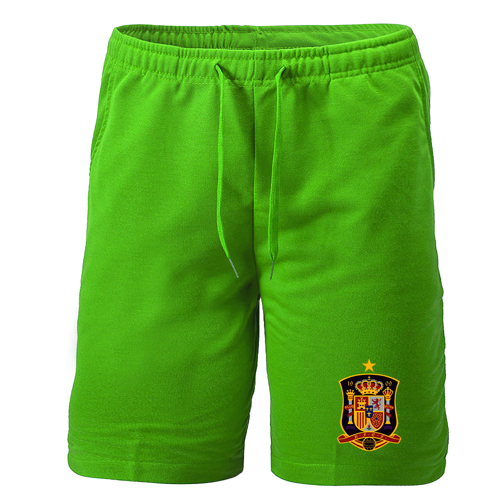 Men's Spain National Soccer Team Athletic Fleece Shorts