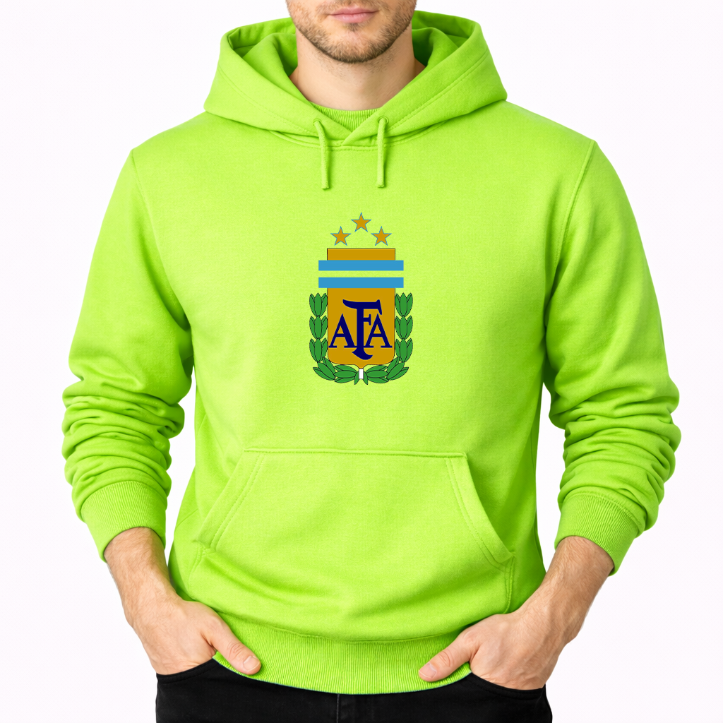 Men's Argentina National Soccer Team Pullover Hoodie