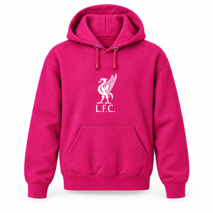 Liverpool L.F.C Soccer - Youth Large Hoodie (Ages 10–12) | Color: Hot Pink