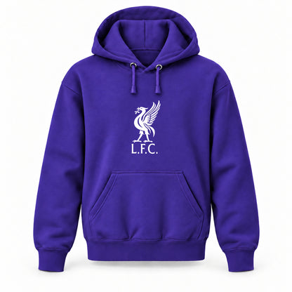 Liverpool L.F.C Soccer - Youth Large Hoodie (Ages 10–12) | Color: Purple