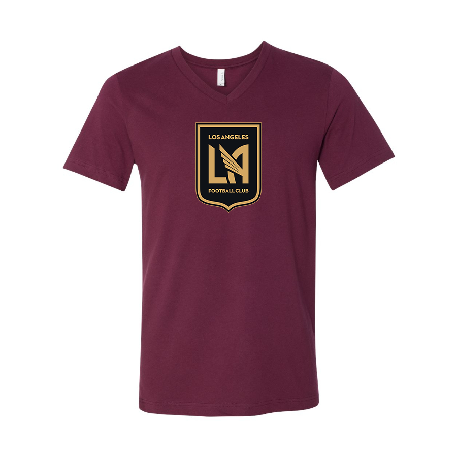 Men’s LAFC Los Angeles Football Club - BELLA + CANVAS - Jersey V-Neck Tee - 3005