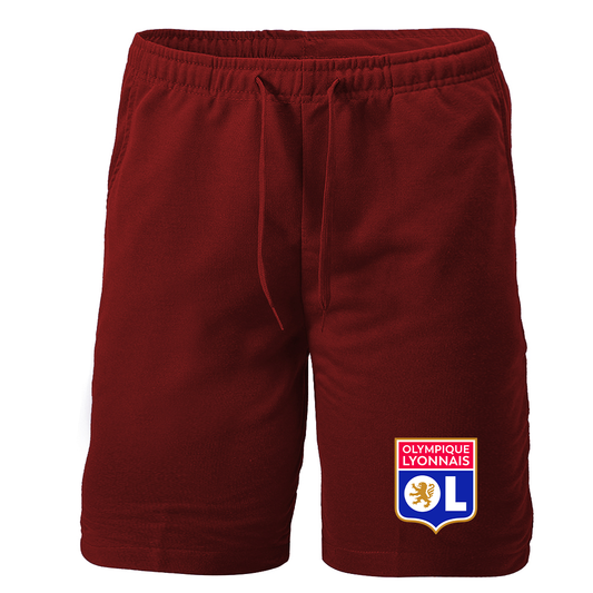 Men's Olympique Lyonnais FC Athletic Fleece Shorts