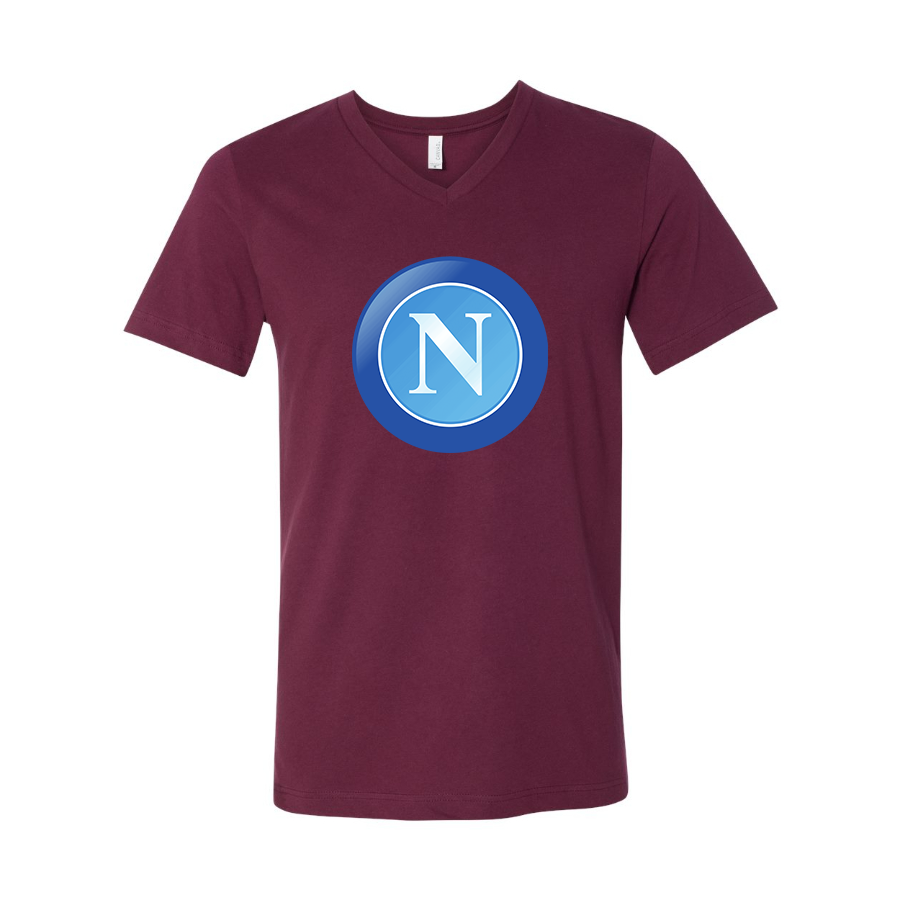 Men’s  Napoli FC  - BELLA + CANVAS - Jersey V-Neck Tee - 3005