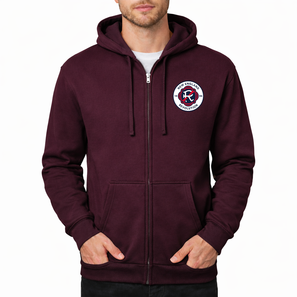 Men's New England Revolution FC Zipper Hoodie