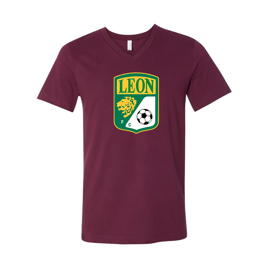 Men’s  Leon FC - BELLA + CANVAS - Jersey V-Neck Tee - 3005