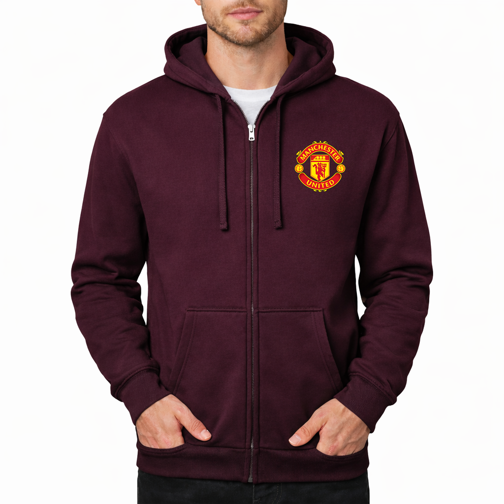 Men’s Manchester United Soccer Zipper Hoodie