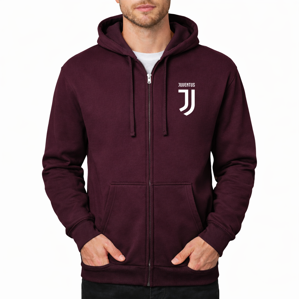 Men's Juventus Soccer Zipper Hoodie