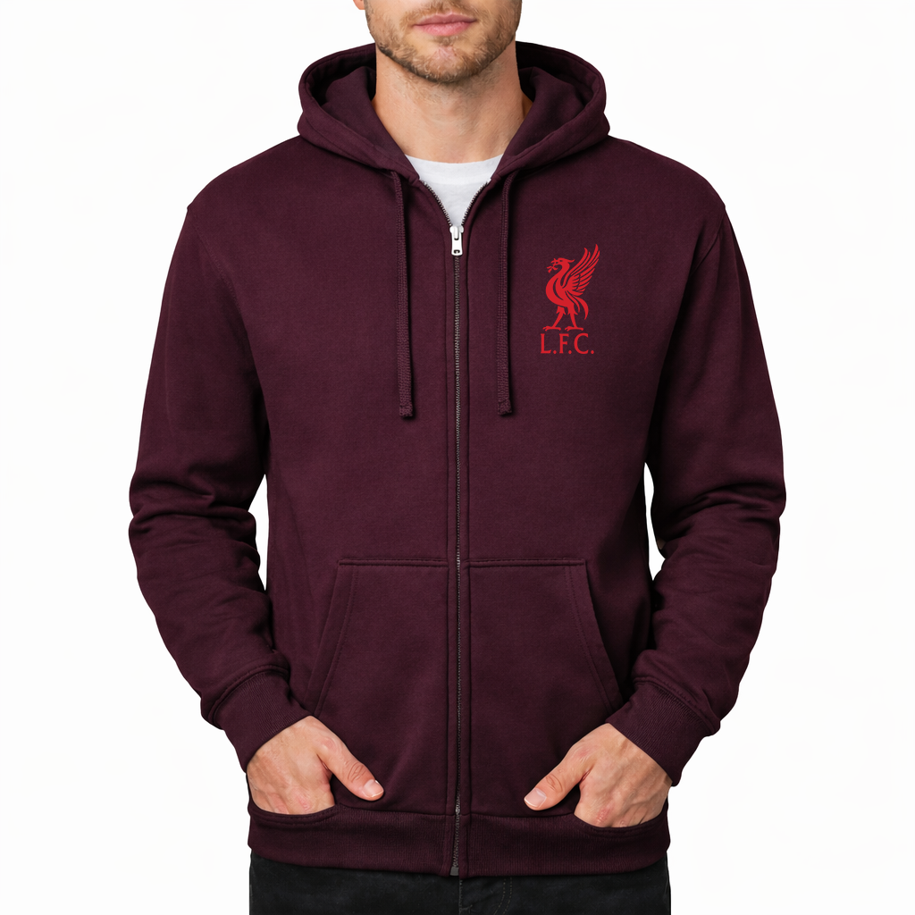 Men's Liverpool L.F.C. Soccer Zipper Hoodie