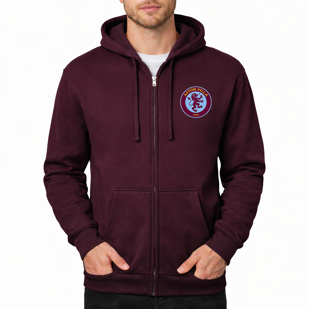 Men's Aston Villa FC Zipper Hoodie