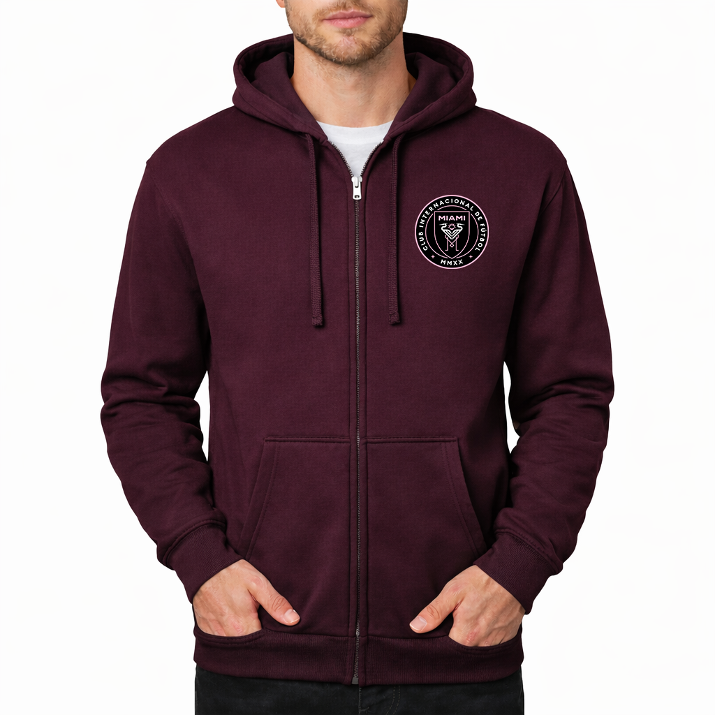 Men's Inter Miami FC Zipper Hoodie