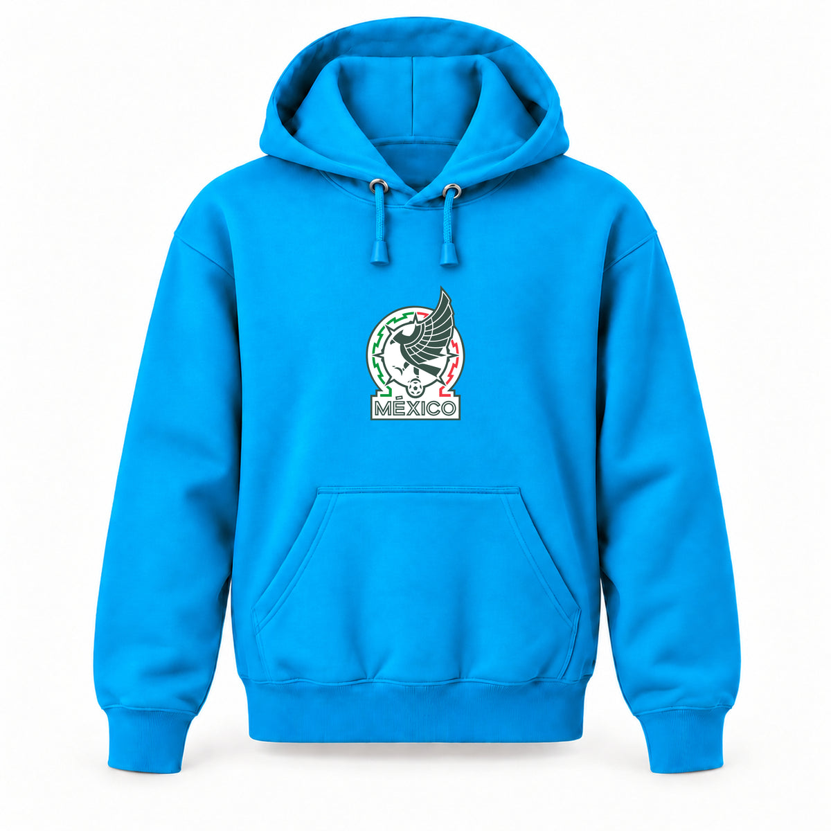 Mexico Soccer - Youth Large Hoodie (Ages 10–12) | Color: Turquoise
