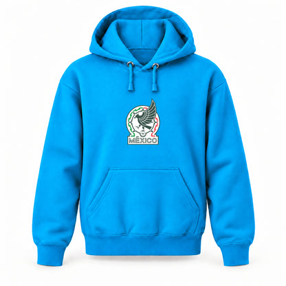 Mexico Soccer - Youth Large Hoodie (Ages 10–12) | Color: Turquoise